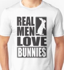 Echte Männer lieben Häschen! Unisex T-Shirt