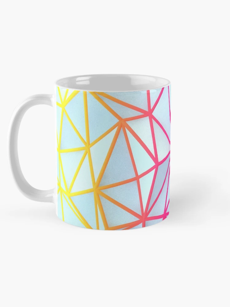 Thumbnail 5 of 6, Coffee Mug, Multi Colored Abstract Geometric Pattern designed and sold by ScienceSource.