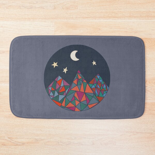 Item preview, Geometric Mountain Night designed and sold by The Water Nerd.