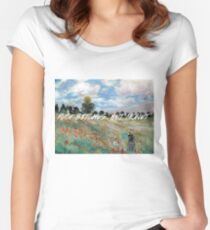 FUCK BIT*HES, GET MONET Women's Fitted Scoop T-Shirt