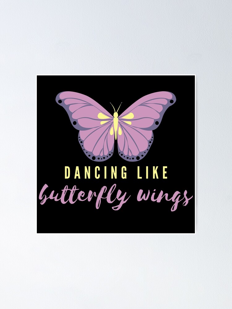 "ATEEZ Dancing Like Butterfly Wings Lyrics Cute Purple Yellow" Poster for Sale by SugarSaint
