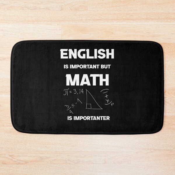 Item preview, English Is Important But Math Is Importanter math student designed and sold by LANANIL.
