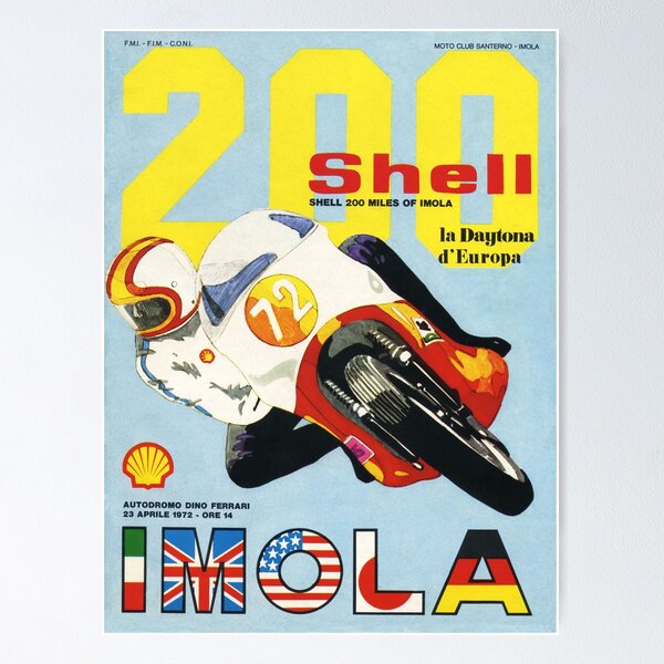 Item preview, 1972 Imola 200 Poster designed and sold by settebello.