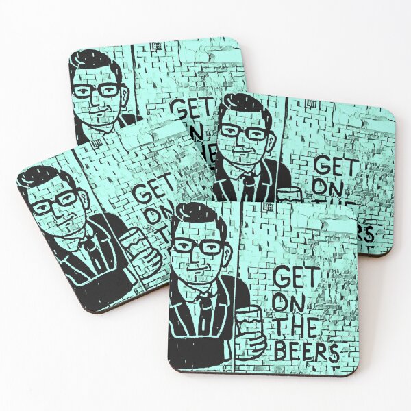 Item preview, Get on the Beers with Dan Andrews Blue designed and sold by Tovers.