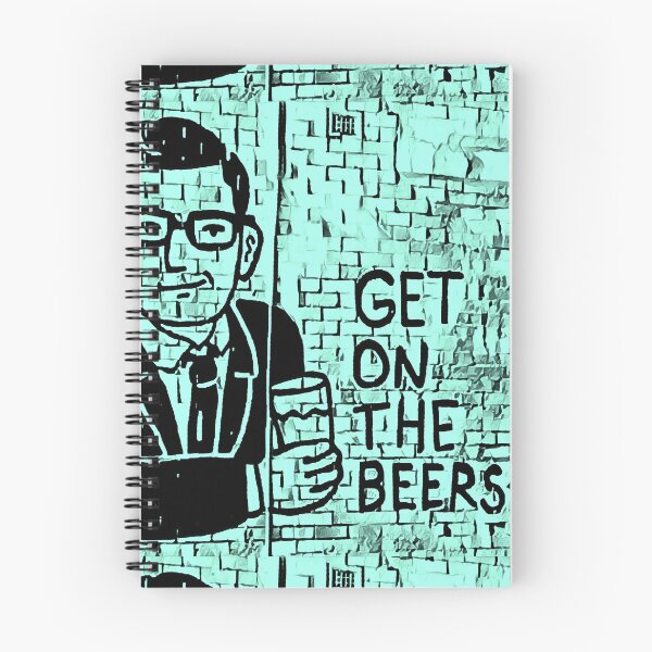 Item preview, Get on the Beers with Dan Andrews Blue designed and sold by Tovers.