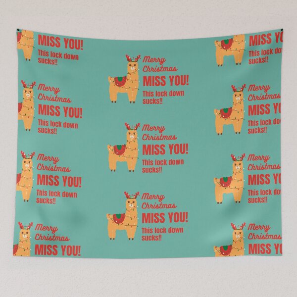 Item preview, Merry Christmas, MISS YOU. this lockdown sucks! designed and sold by NomadMessenger.