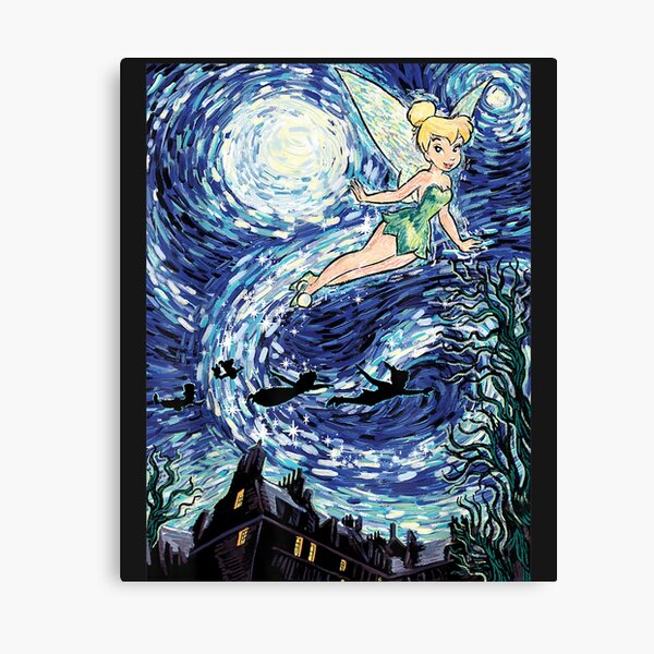 Item preview, Peter Pan Tinker Bell Starry Night Portrait  designed and sold by OscarinRobinson.