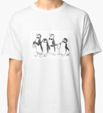 Penguins From Mary Poppins Sketch Classic T-Shirt