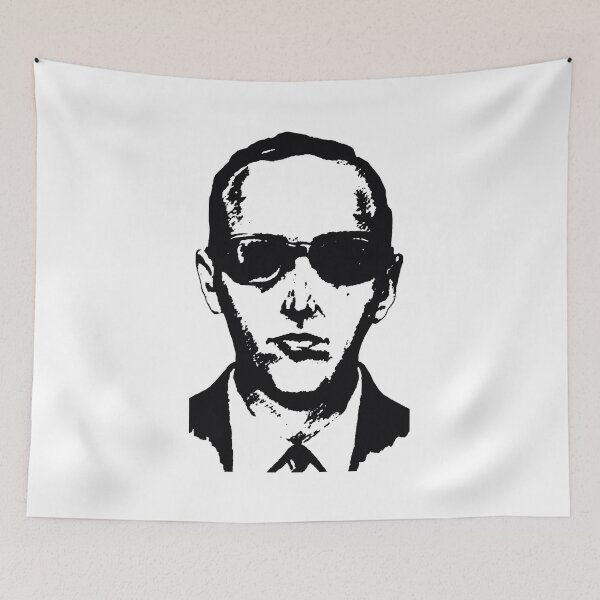 Item preview, DB Cooper Sketch - Criminal, Plane Hijacking, Unsolved, Outlaw designed and sold by SpaceDogLaika.