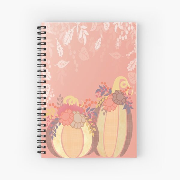 Harvest Blossom Spiral Notebook
