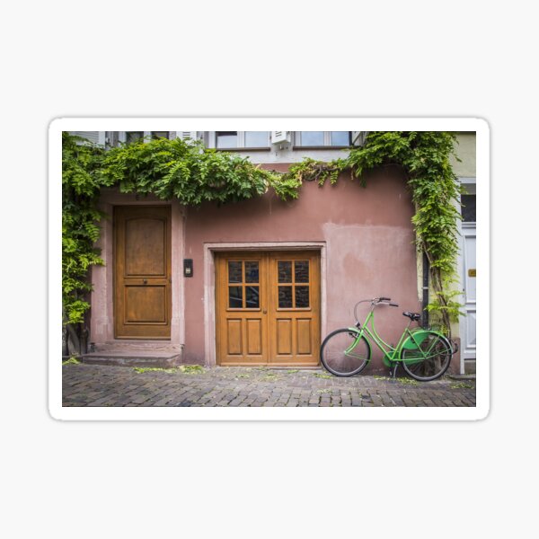 The Green Bike Sticker