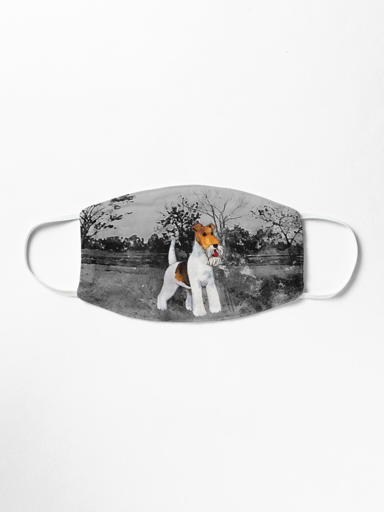 Alternate view of Wire Fox Terrier artwork Mask