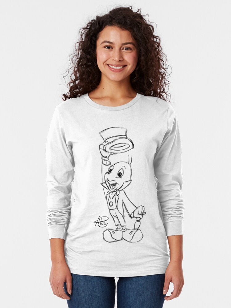 "Jiminy Cricket Sketch" Tshirt by APParky Redbubble