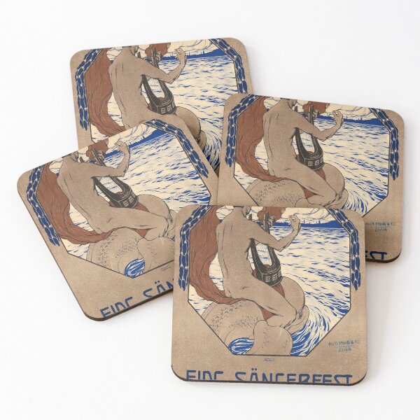 Item preview, retro eidgenossische sangerfest in zurich designed and sold by CorasPosters.