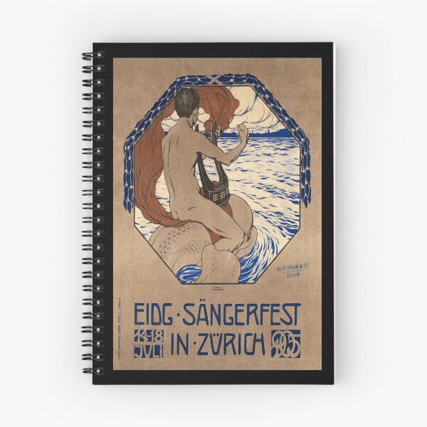 Item preview, retro eidgenossische sangerfest in zurich designed and sold by CorasPosters.