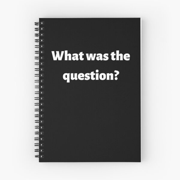 Item preview, What Was the Question? Inattentive, Deadpan Humor designed and sold by WhimsicaliTee.