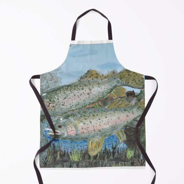 Item preview, Trout with lake in the background designed and sold by SashaSprite.