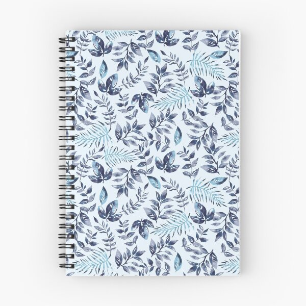 Item preview, Blue pattern leaves designed and sold by Erikaesb.