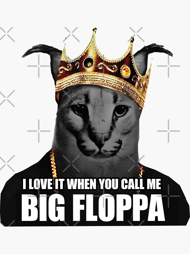 Baby Floppa meme Big floppa caracal Poster for Sale by giftycat