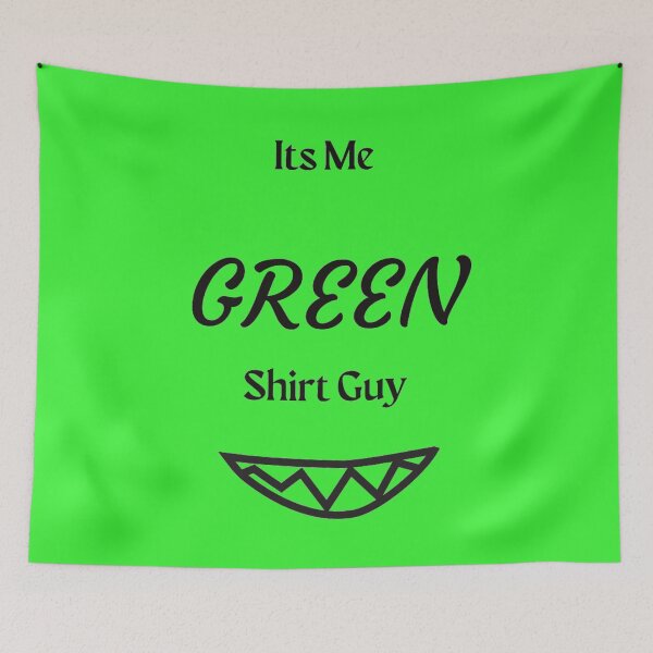 Item preview, GREEN SHIRT GUY designed and sold by RoaaMagic.