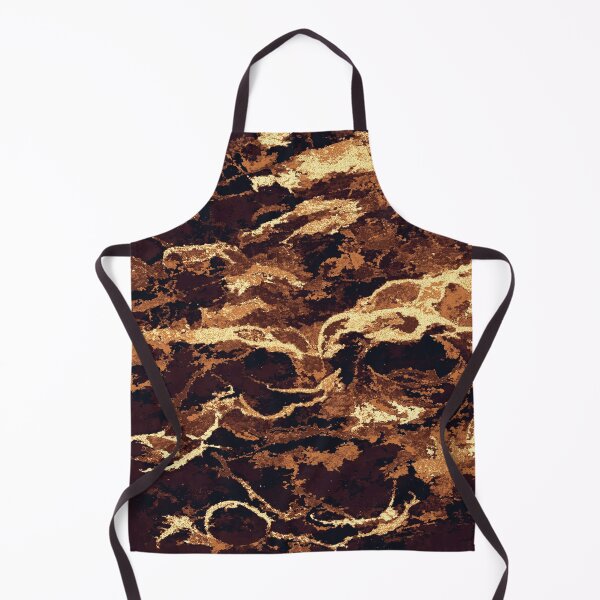 Item preview, Shimmering abstract waves - copper designed and sold by SulkaCreative.