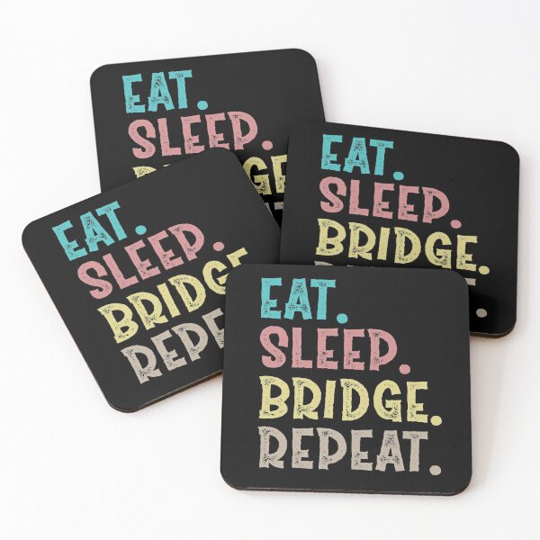 Item preview, Eat Sleep Bridge Repeat designed and sold by Life Shop.