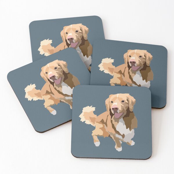 Item preview, Toller Dog Portrait Digital Illustration designed and sold by sherylwylie.