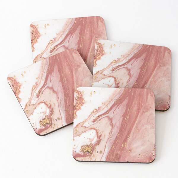 Item preview, rose and gold glitter pattern designed and sold by virilamissa.