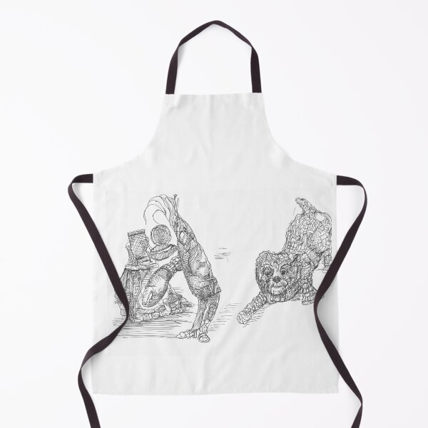 Item preview, Dog and Mr. Lobster Alice in Wonderland, TeresaTown at Redbubble, 2020 designed and sold by Mark Stansberry.