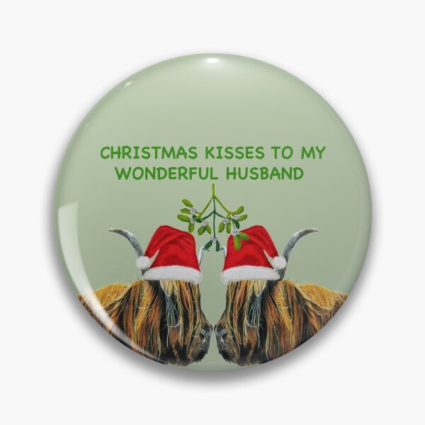 Item preview, Christmas Kisses to my wonderful husband designed and sold by IslesArt.