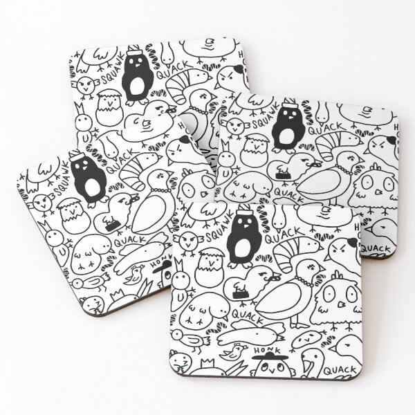 Item preview, bird doodles designed and sold by carliemcinroy.