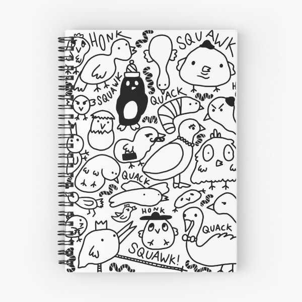 Item preview, bird doodles designed and sold by carliemcinroy.