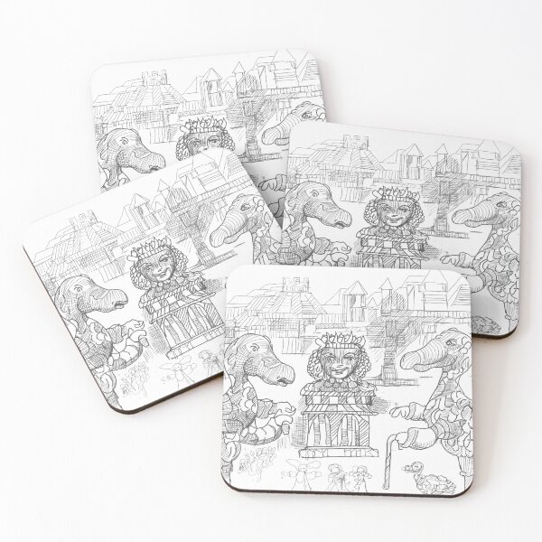 Item preview, Dodo Birds, Alice in Wonderland, TeresaTown at Redbubble, 2021 designed and sold by Mark Stansberry.