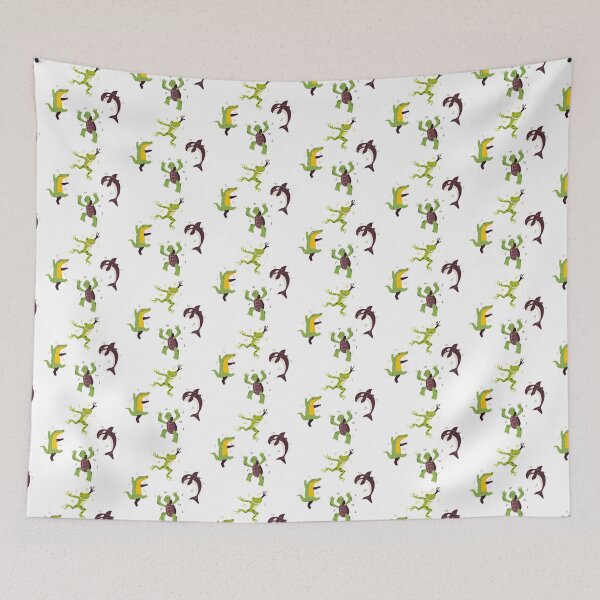 Item preview, Happy dancing cartoon sea animals for kids designed and sold by portrait4you.