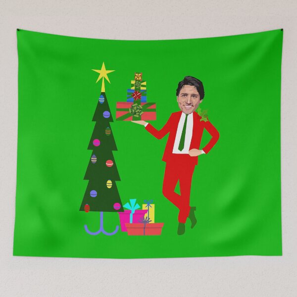 Item preview, christmas tree justin trudeau  designed and sold by Gossip Rag.