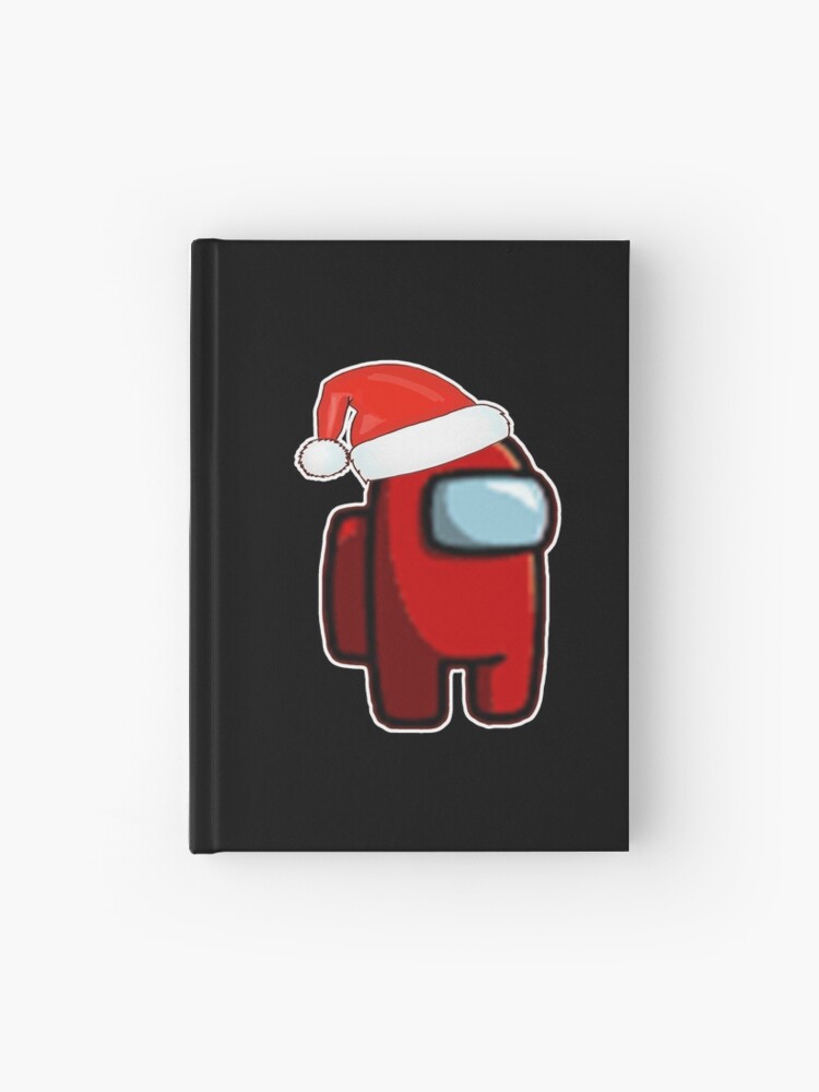 Among Us Visor Game Im Kill Murder Christmas Santa Hat Imposter Sus Meme Game Crewmate Hardcover Journal By Ibljutiy Redbubble