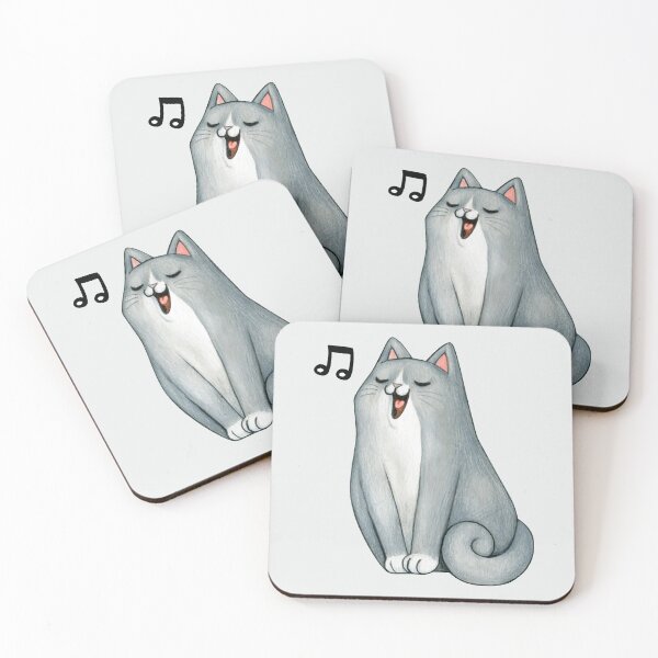 Item preview, Kitten singing designed and sold by kalud-zoldyck.