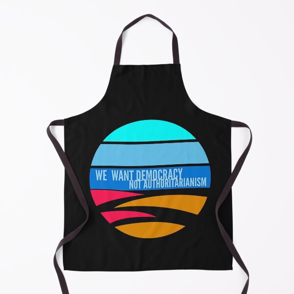 Item preview, We Want Democracy, not Authoritarianism designed and sold by HamiltonmagicTs.