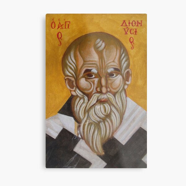 Byzantine Icon of Dionysios Areopagites Metal Print