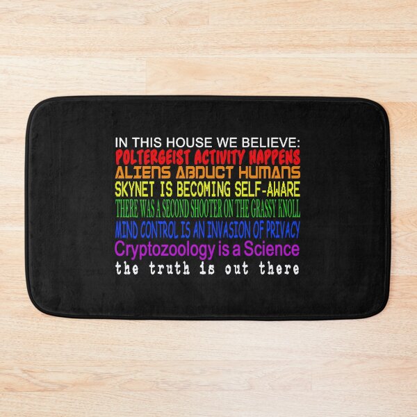 Item preview, In This House We Believe Paranormal Conspiracy X-Files designed and sold by americanoates.