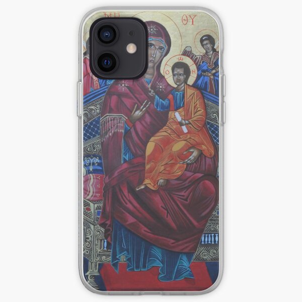 Byzantine Icon of Panagia Pantanassa iPhone Soft Case
