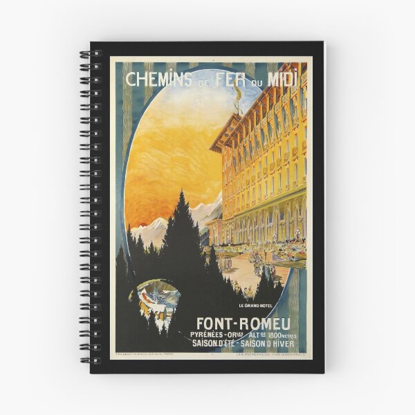 Item preview, retro Font Romeu designed and sold by CorasPosters.