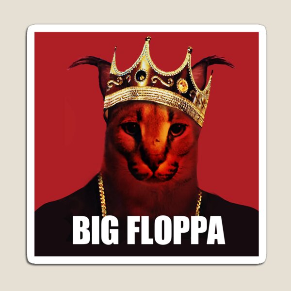 Baby Floppa meme Big floppa caracal Poster for Sale by giftycat