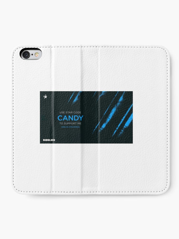 Star Code Roblox Iphone Wallet By Newmerchandise Redbubble - elastic card roblox code