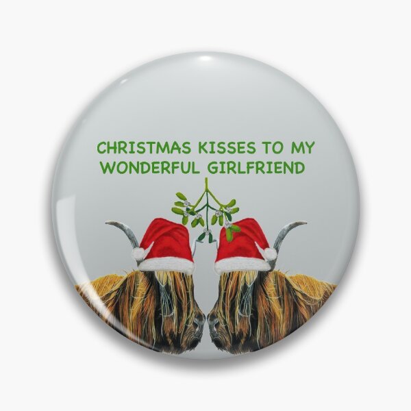 Item preview, Christmas Kisses to my wonderful girlfriend  designed and sold by IslesArt.