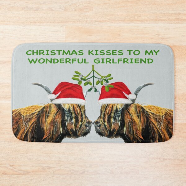 Item preview, Christmas Kisses to my wonderful girlfriend  designed and sold by IslesArt.