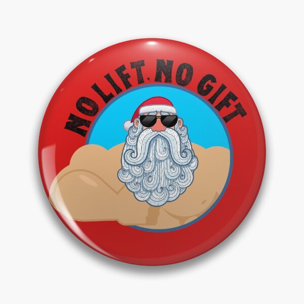 Item preview, No Lift, No Gift Santa designed and sold by Cansecos-shop.