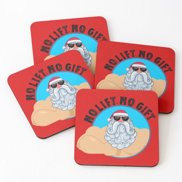 Item preview, No Lift, No Gift Santa designed and sold by Cansecos-shop.