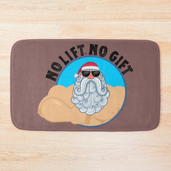 Item preview, No Lift, No Gift Santa designed and sold by Cansecos-shop.