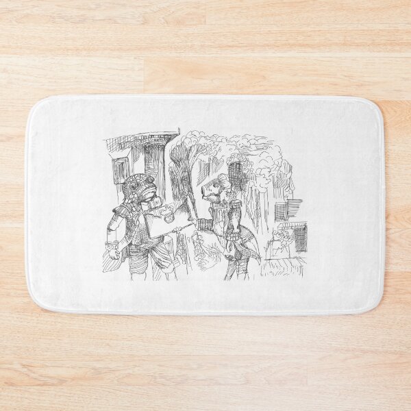 Item preview, Frog Footman and Fish Footman,  Alice in Wonderland, TeresaTown at Redbubble, 2020 designed and sold by Mark Stansberry.